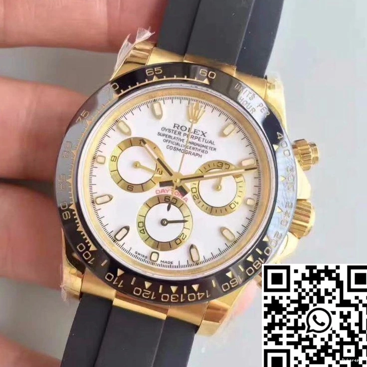 Cosmograph Daytona 116518LN White Rolex Factory Dial Original 1126 AR 0728